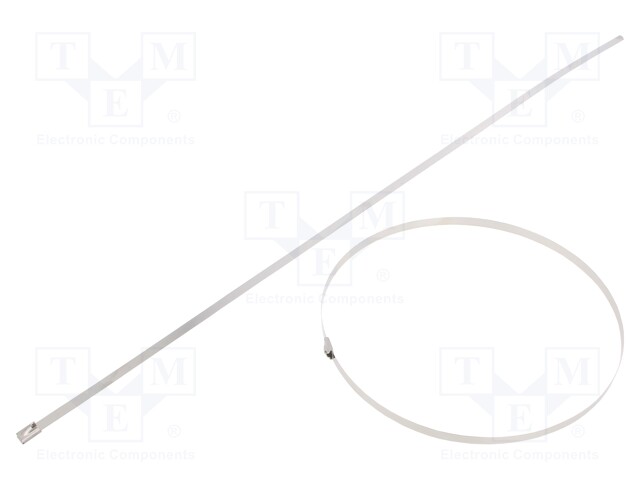 Cable tie; L: 680mm; W: 7.9mm; stainless steel AISI 304; 1.5kN