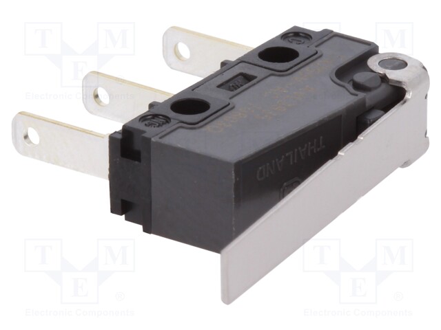 Microswitch SNAP ACTION; with lever; SPDT; 5A/250VAC; 5A/30VDC