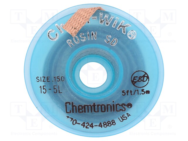 Tape: desoldering; rosin; W: 4.5mm; L: 1.5m