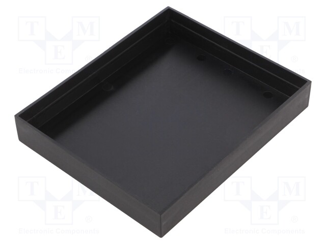 Enclosure: designed for potting; X: 102mm; Y: 122mm; Z: 18.5mm; ABS