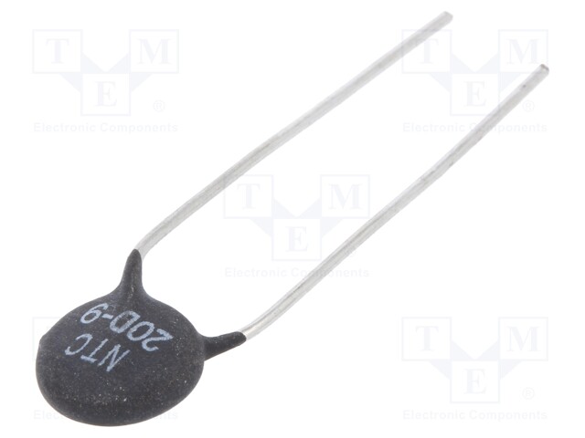 NTC thermistor; THT; 20Ω; 10.5mm; -55÷200°C