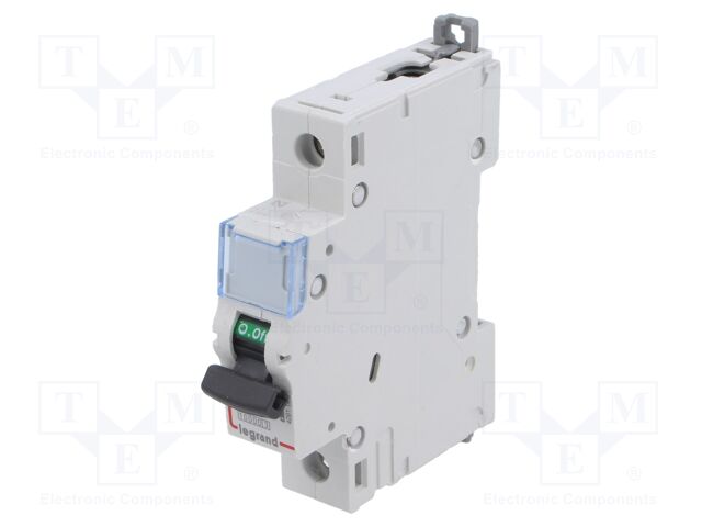 Circuit breaker; 230VAC; Inom: 16A; Poles: 1; DIN; Charact: C; 10kA