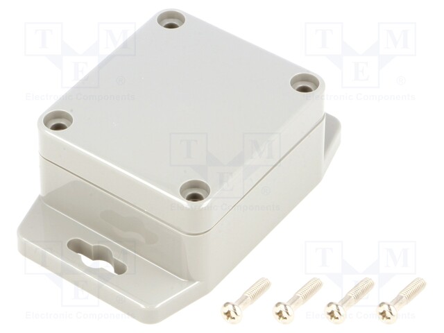 Enclosure: multipurpose; X: 58mm; Y: 64mm; Z: 35mm; with fixing lugs