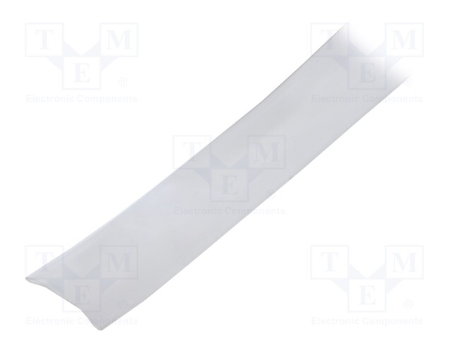 Heat shrink sleeve; glueless; 2: 1; 19mm; transparent; polyolefine