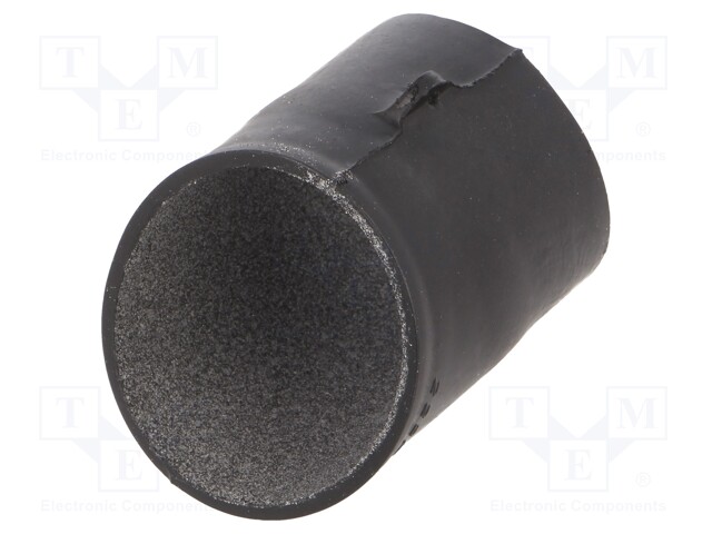 Heat shrink boot; angular,glued; black; elastomer; -75÷150°C