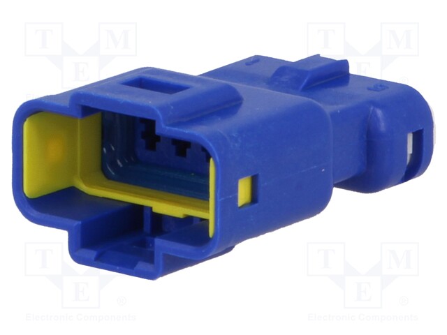 Connector: wire-wire; 560; plug; male; IP67; Locking: latch; blue