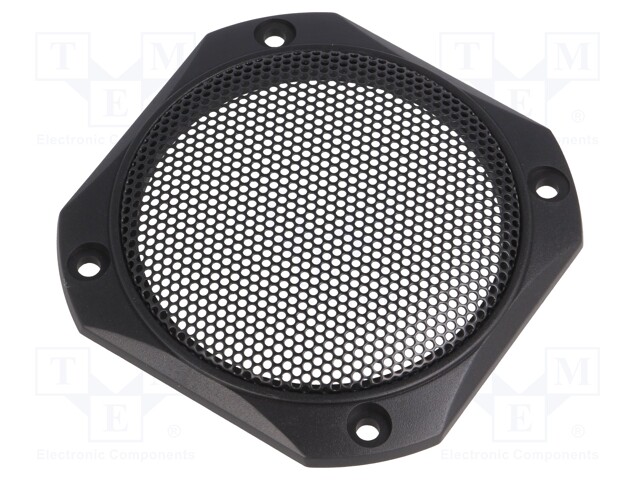 Loudspeaker grille; 82x82x6mm; Mat: polycarbonate