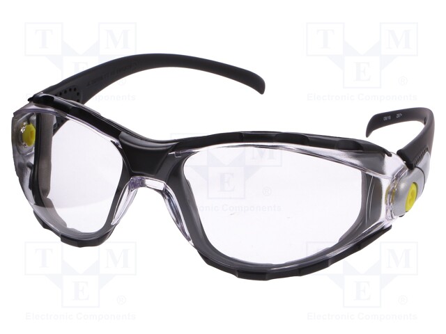 Safety spectacles; Lens: transparent; Classes: 1