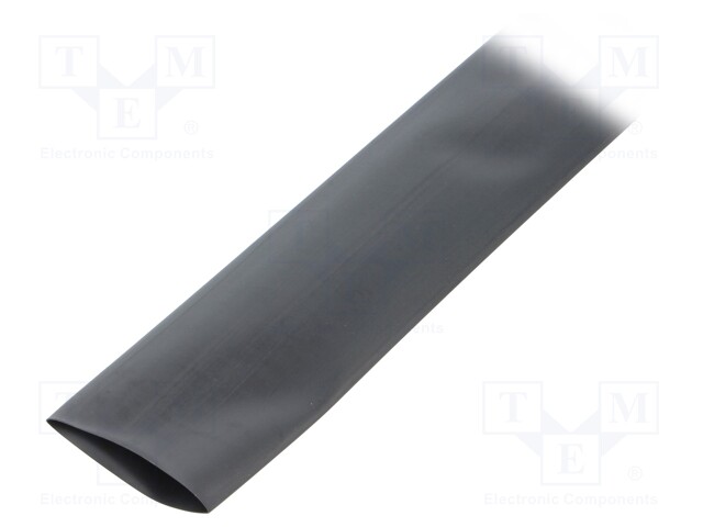 Heat shrink sleeve; glueless; 3: 1; 39mm; L: 1.2m; black; 5pcs.