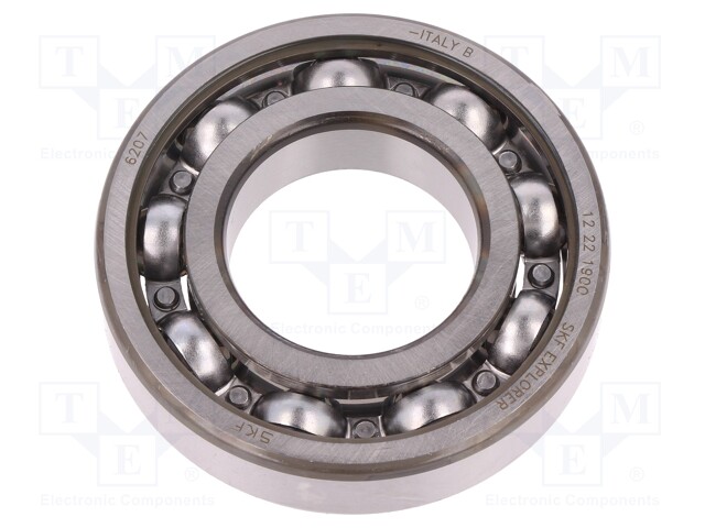 Bearing: single row deep groove ball; Øint: 35mm; Øout: 72mm