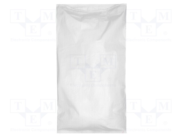 Trash bags; L: 1050mm; Width: 600mm; polypropylene; white