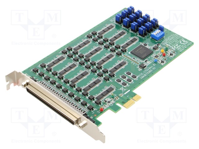 Digital I/O card; SCSI 100pin; 2.7A; 168x100mm; Digit.in: 96