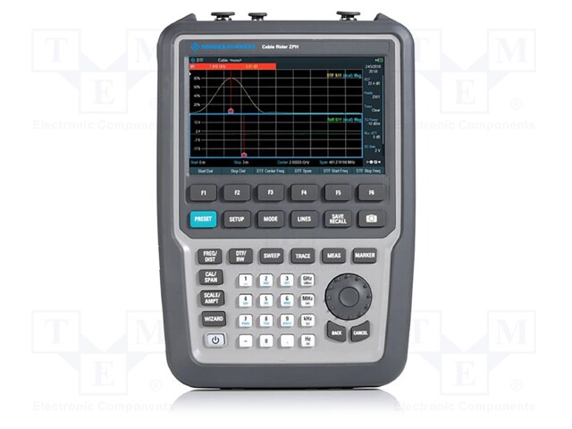 Spectrum analyzer; In.imp: 50Ω; 2MHz÷3GHz; LAN,USB; colour