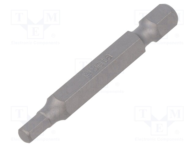 Screwdriver bit; Allen hex key; HEX 4mm; Overall len: 50mm