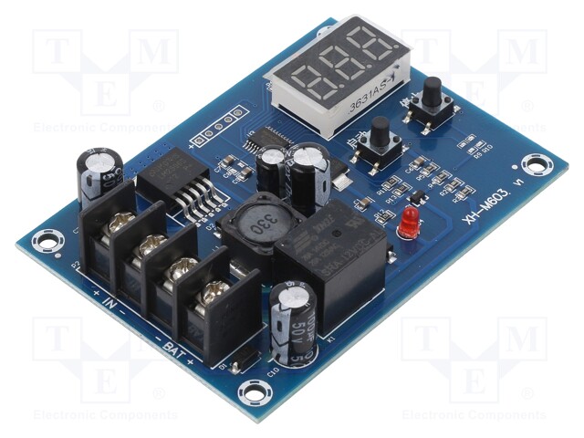 Module: battery charging regulator; 10÷30VDC; 82x59x18mm; 12÷24V