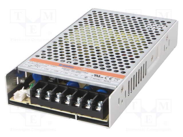 Power supply: switched-mode; 153.6W; 85÷305VAC; Usup: 120÷430VDC