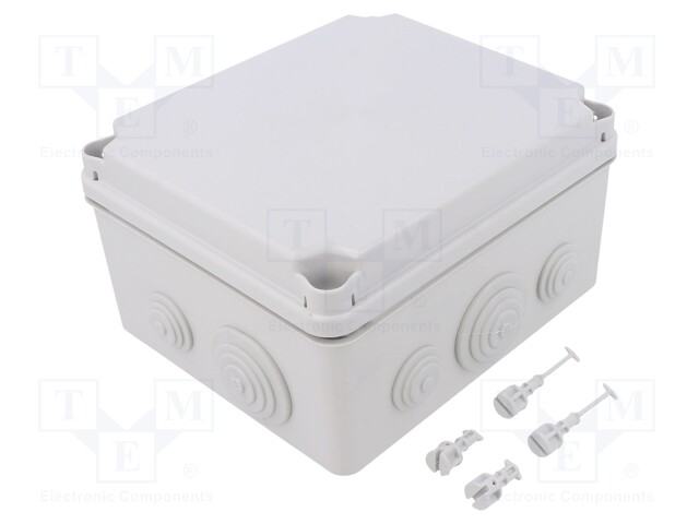 Enclosure: junction box; X: 155mm; Y: 179mm; Z: 99mm