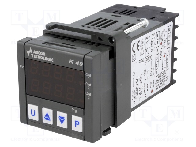 Module: regulator; temperature; SSR; OUT 2: SPST-NO; on panel