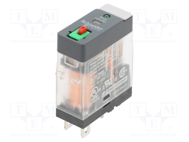 Relay: electromagnetic; SPDT; Ucoil: 120VAC; 10A/250VAC; 10A/30VDC