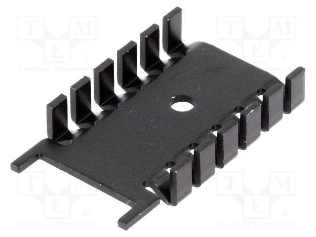 Heatsink: moulded; SOT32; L: 35.6mm; W: 22mm; H: 6.7mm; 21K/W