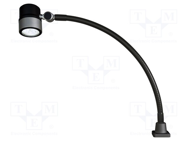 Desk lamp; 8W; Plug: EU; LED; CRImin: 80; IP67; Mat: aluminium; 5000K