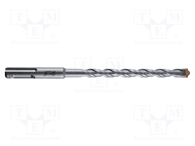 Drill bit; for concrete; Ø: 6mm; L: 210mm; metal; cemented carbide