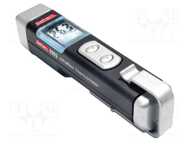 Infrared thermometer; LCD; -30÷500°C; Opt.resol: 8: 1; ε: 0,95