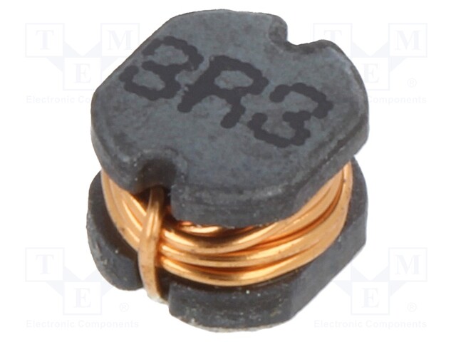 Inductor: wire; SMD; 3.3uH; 70mΩ; -40÷105°C; ±20%; 2A; 4x4.5x3.2mm