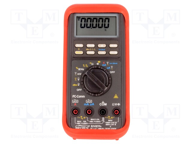 Digital multimeter; LCD (50000); Bargraph: 42segm.60x/s; 5x/s