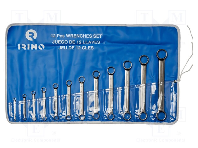 Wrenches set; combination spanner; 12pcs.