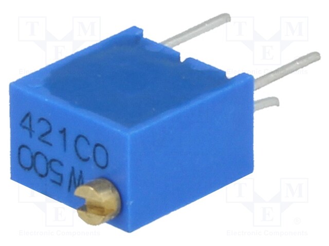 Potentiometer: mounting; multiturn; 50Ω; 250mW; ±10%; linear