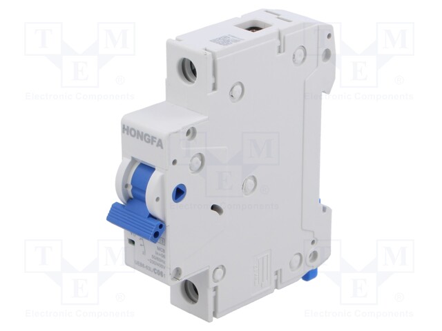 Circuit breaker; 230/400VAC; Inom: 6A; Poles: 1; Charact: C; 4.5kA