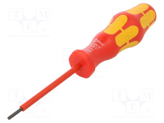 Screwdriver; insulated; Allen hex key; HEX 2,5mm; 1kVAC