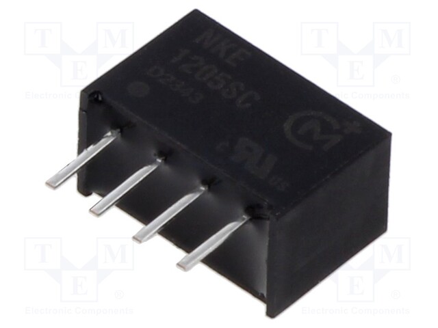 Converter: DC/DC; 1W; Uin: 10.8÷13.2V; Uout: 5VDC; Iout: 200mA; SIP