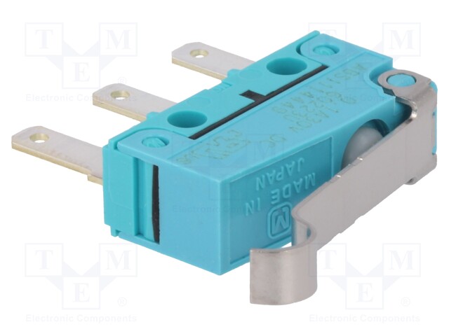 Microswitch SNAP ACTION; with lever with roller simulation