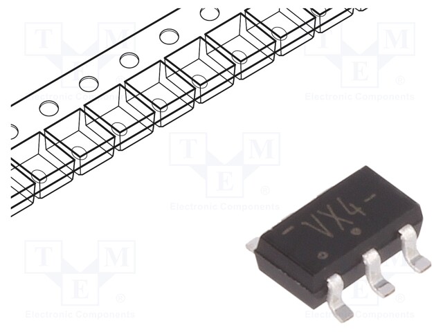 IC: digital; quartz oscillator driver; SMD; SC74A; Series: LVC