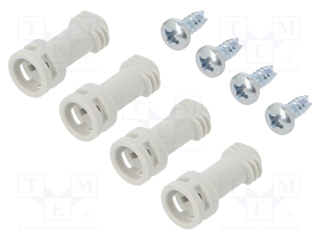 Set of screws; Series: MNX; grey; for covers