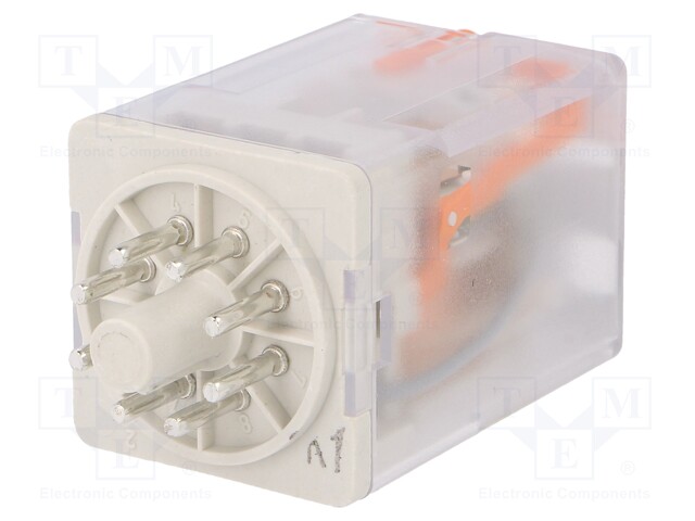 Relay: electromagnetic; DPDT; Ucoil: 48VAC; 10A; max.250VDC; 83g