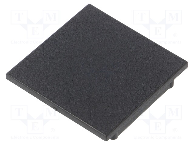 Cap for LED profiles; black; ABS; Application: VARIO30-08; V: C