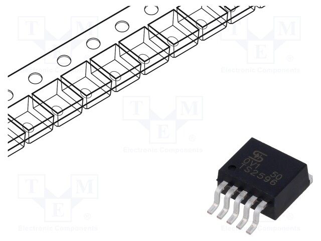 IC: PMIC; DC/DC converter; Uin: 4.5÷40VDC; Uout: 5VDC; 3A; D2PAK-5