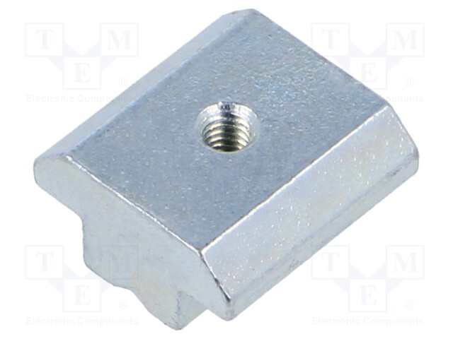 Nut; for profiles; Width of the groove: 10mm; steel; zinc