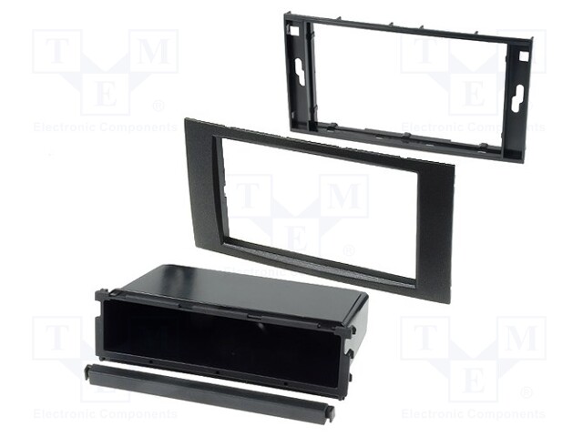 Radio mounting frame; Ford; 2 DIN; anthracite