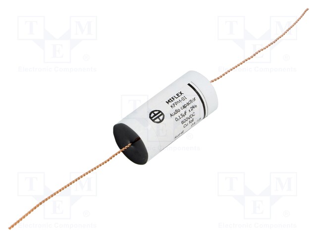 Capacitor: copper-polypropylene; 0.15uF; 600VDC; ±2%; Ø21x39mm