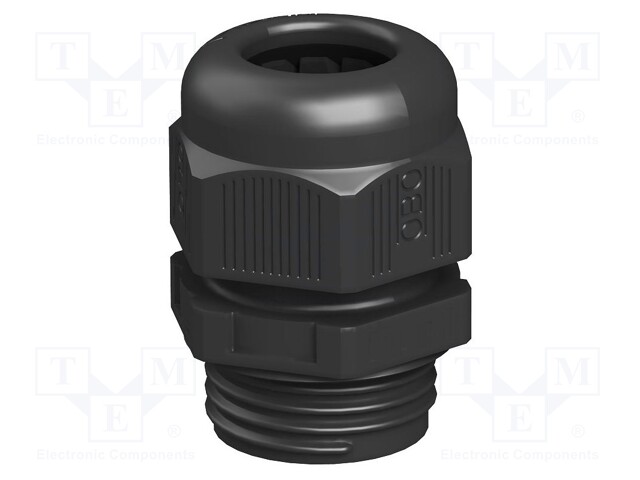 Cable gland; M16; black