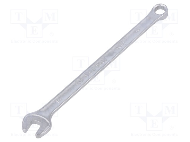 Wrench; combination spanner; 7mm; Chrom-vanadium steel; long