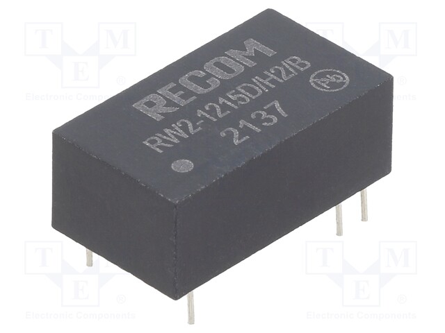 Converter: DC/DC; 2W; Uin: 9÷18V; Uout: 15VDC; Uout2: -15VDC; DIP16