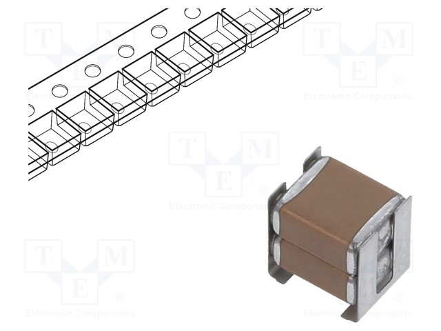 Multilayer Ceramic Capacitor, 47 µF, 35 V, 2220 [5750 Metric], KRM Series, ± 20%, X7R