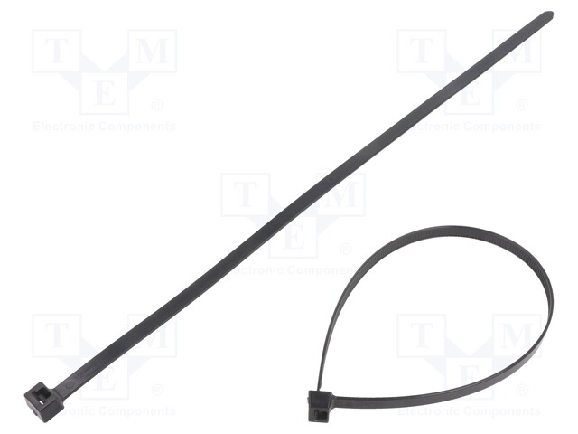 Cable tie; L: 300mm; W: 4.6mm; polyamide; 225N; natural; Ømax: 80mm