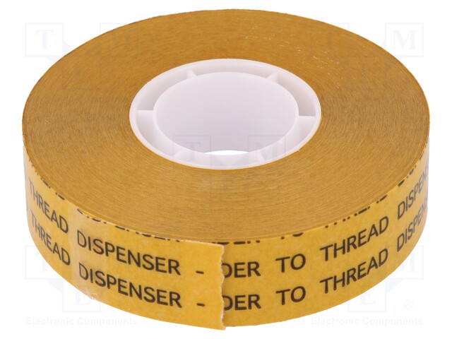 Tape: fixing; W: 19mm; L: 33m; D: 0.05mm; Application: fixing,bonding