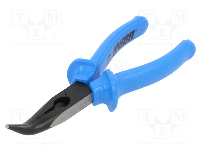 Pliers; curved,half-rounded nose; 170mm; 512/4G